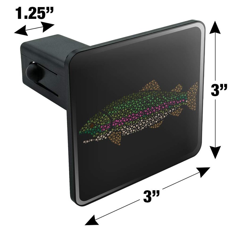 GRAPHICS & MORE Rainbow Trout Fish Dots Spots Pattern Tow