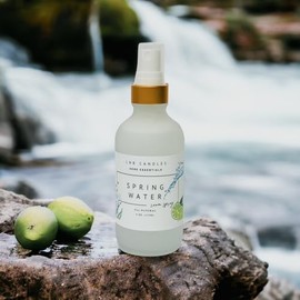 Lily and Lime Clean Refreshing Scent Room and Linen Spray Made In USA Clean Ingredients Natural Essential Oils Long Lasting Scent AIr Freshener Glass Bottle Pet Friendly Home Deodorizer