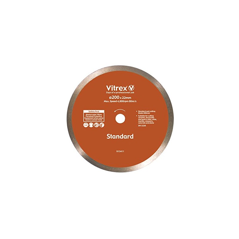 Vitrex 103411 Standard Diamond Blade, 200mm