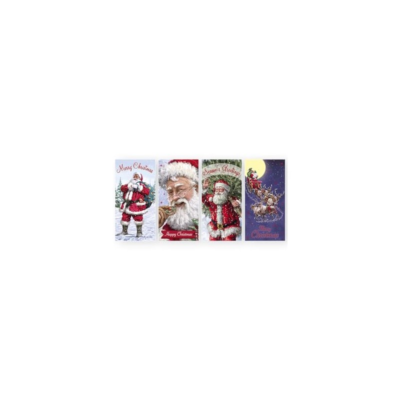 Traditional Christmas Money Wallets 4 Pack Christmas Money Gift Wallets