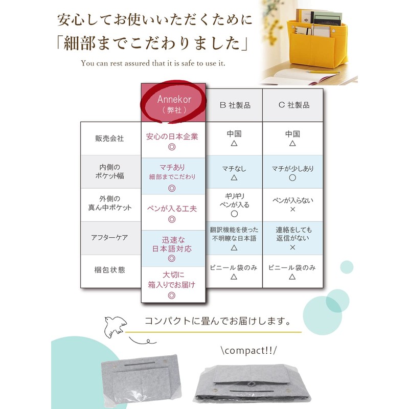 Annekor Bag-In Bag, Supervised by a Professional for Storage, [Delightful