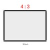 Roller Screen Projector Screen, Richer-R Projection Screen, 100 Inch Portable