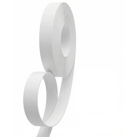 HGKJHFmelamine Edging Tape。 14/17in*50ft,pre Coated with hot melt Adhesive Flexible Veneer Edge Edging, Used for Cabinet and Furniture Maintenance (No1-white, 14/17in*50ft)