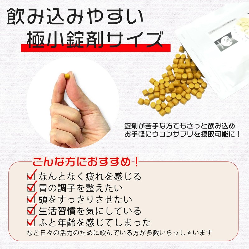Okinawa Spring Turmeric Supplement, Ultra Small, 600 Tablets, Ukon (International