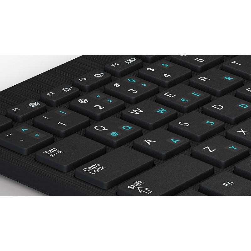 Keystickers® German Universal Stickers for PC, Laptop, and MacBook Keyboards,