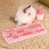 Cute Cat 2.4G USB Wireless Keyboard and Mouse Combo, Silent