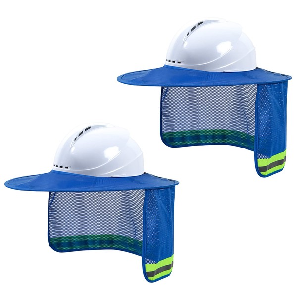 LIZMOF Hard Hat Sun Shade - High Visibility Visor Neck