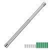 31-51 cm Clothes Rail Made of Stainless Steel, GEBAUM Retractable