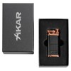 Xikar Pipeline Pipe Lighter Black Rose Gold 595BKRS Classic Styling