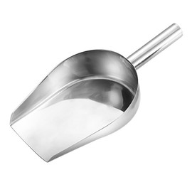Toyvian Zerodeko Stainless Steel Ice Shovel, Multipurpose Metal Spoon Food Spatula, Flour Candy Sweet Spoon for Kitchen Bar Party Wedding Buffet