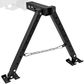 VANROUG Hitch Mount Stabilizer Fit 2'' RV Stabilizer Hitch Stand for RV 5th Wheel Motor Homes, Travel Trailers Truck Campers, Adjustable Height of 17.7" to 29.9"