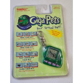 Tiger 1997 New Sealed Giga Pets Floppy Frog Virtual Nano Pet with Real Frog sound