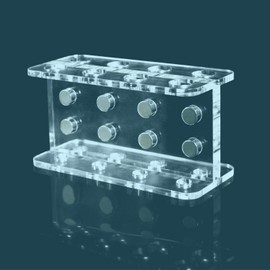 VISOSCI Magnetic Rack Separator for DNA, RNA or proteins Purification, Made for 10ml centrifuge Tubes, 8-Wells