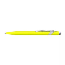 Caran d'Ache 849 Swiss Made Metal Ballpoint Pen, Fluorescent Yellow