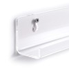 NIUBEE Clear Record Rack, Acrylic Wall Mount Record Shelf, Set
