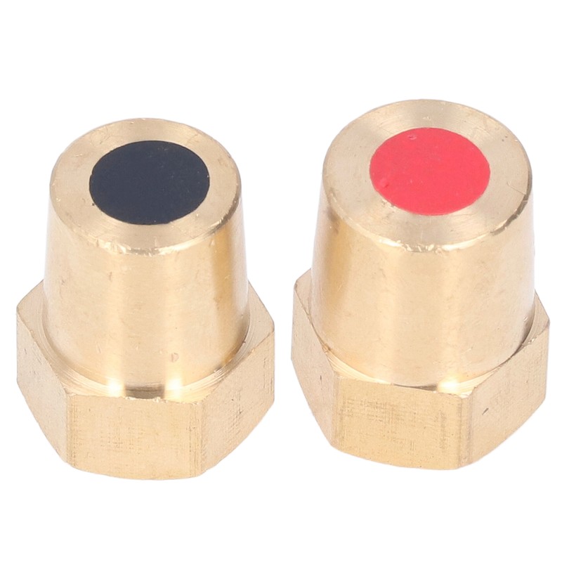2pcs Battery Connector Revise M8 Brass Good Electrical Conductivity Pile
