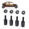 4Pcs Seat Lift Mount Kits 2 Inch Black Reliable Rugged