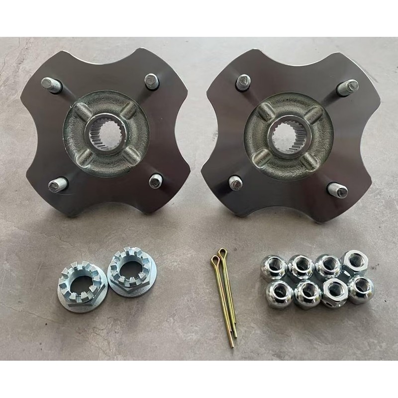 2PCS Rear Left Right Wheel Hubs 42410-HM5-930 with 10 Nuts