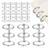 Garneck Set of 20 3 Ring Binder Rings, Inner Diameter