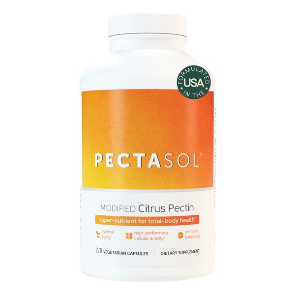 PectaSol Modified Citrus Pectin – 270 Capsules – Total-Body Health