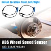 A ABSOPRO ABS Wheel Speed Sensor 34526756384 Black Pack of