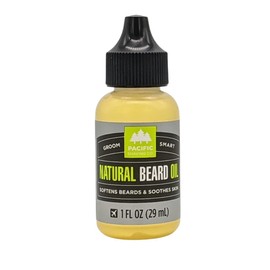 Pacific Shaving Company Natural Beard Oil - Beard Moisturizer & Conditioner for Men - Grooming Oil to Reduce Itchiness & Soothe Skin(1 Fl Oz)