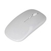 Wireless Mouse Rechargeable DualMode 2.4G Ergonomic Mute Optical Computer Accessories(White