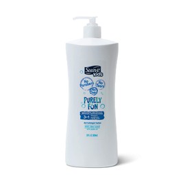 Suave Kids 3-in-1 Shampoo, Conditioner and Body Wash, Purely Fun, 28 Ounce (Pack of 4)