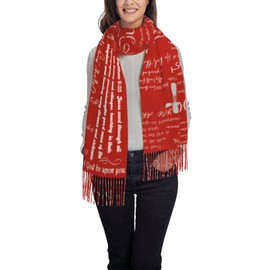 YQIUSM Red Prayer Shawl For Women Christian Church Wrap Scarf Cloth Apparel