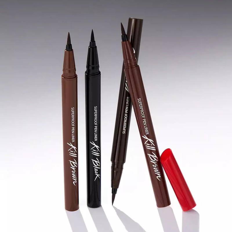 Clio 클리오 수퍼프루프 펜라이너 [브라운] Clio Superproof Pen Liner [Brown]