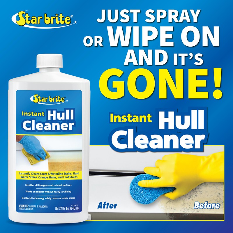 STAR BRITE Instant Hull Cleaner - Clean Stains & Scum