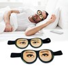CZAYEFNH 2 Pieces Eye Mask with Eyes Open, Sleep Mask,