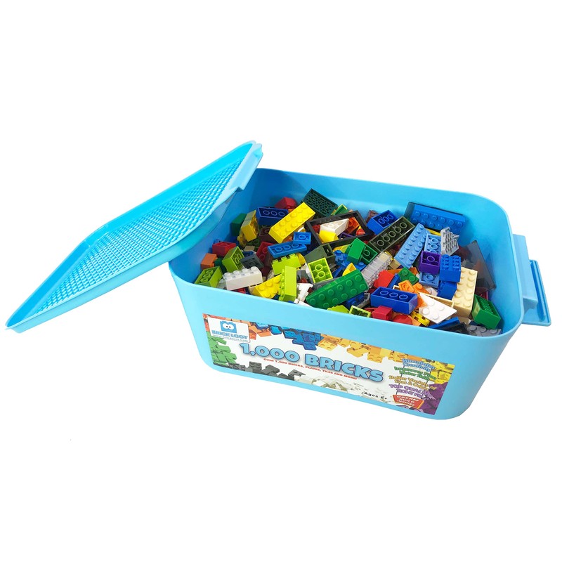 Brick Loot 1,000 Building Blocks Plus 70 Free Pieces –