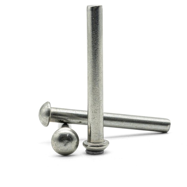 Hippo Hardware M5 (5mm X 16mm) Solid Rivets Round Dome