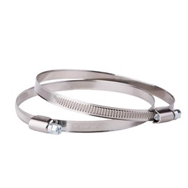 Stainless Steel Hose Clamp Adjustable Clamps Worm Gear Adjustable Diameter 90-110 mm Hose Clamp (2)