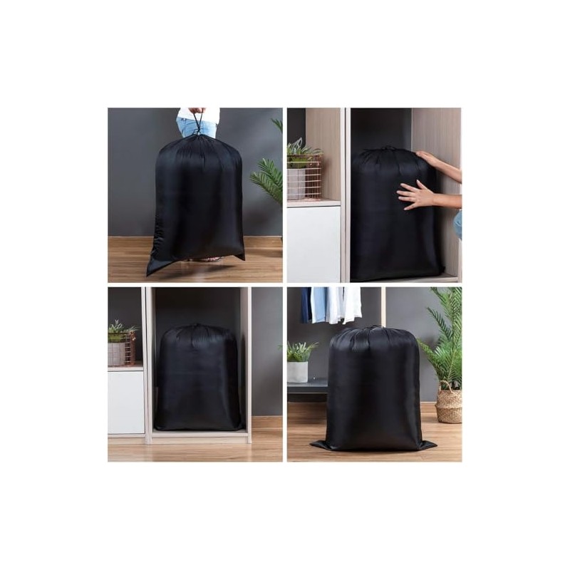 Extra Large Laundry Bag, 37 x 47 inches，Heavy Duty Black