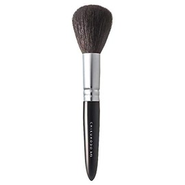 Kumano Brush (Cosmetic Brush) Takehodo Regular Series Powder Brush, Coarse Luminous Peak R-P3 Black Line Makeup Brush