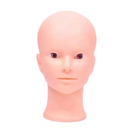 Milageto Mannequin Head Manikin Head for Wig Making,Professional,Cosmetology Training Head,Lightweight Wig Display Head Wig Holder, without makeup