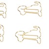100pcs Dog Shape Paper Clips Improved Slip Resistance Rust Proof