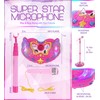 Mozlly Super Star Kids Karaoke Machine with Microphone Stand Playset