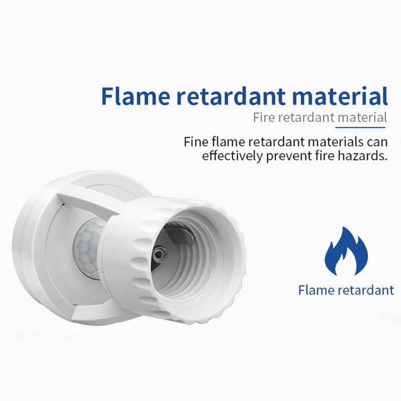 Glomora E27 Sensor Lights Socket, Motion Sensor Light Socket 10-300