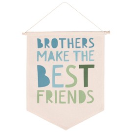 Winmany Nursery Canvas Hanging Banner Baby Kids Room Wall Art Banner Flag Children's Playroom Bedroom Decor for Boys and Girls