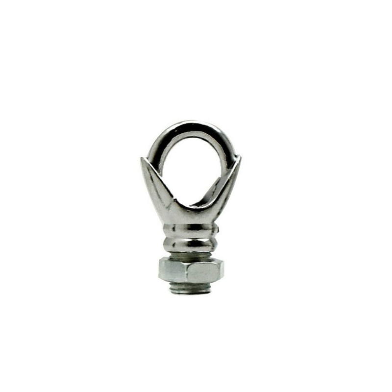 LEDSone 5 Pieces Mini Ceiling Hooks Antique Carving Safety Buckle
