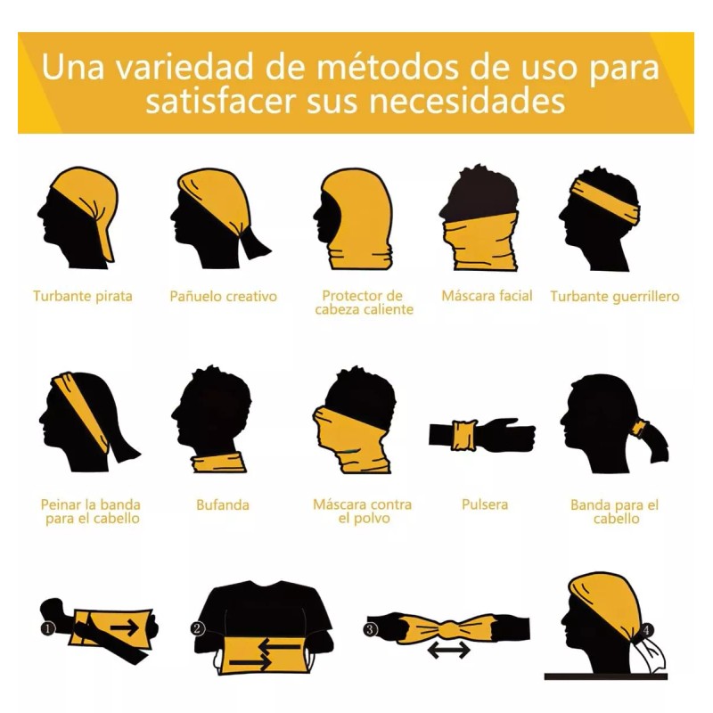 Future 6 Par Bandana Y Mangas Deportivas Para Brazo Moto