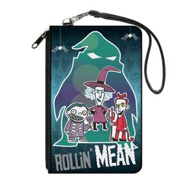 Buckle-Down Women's Zip Wallet Nightmare Before Christmas Small, Multicolor, 6.5" x 3.5"