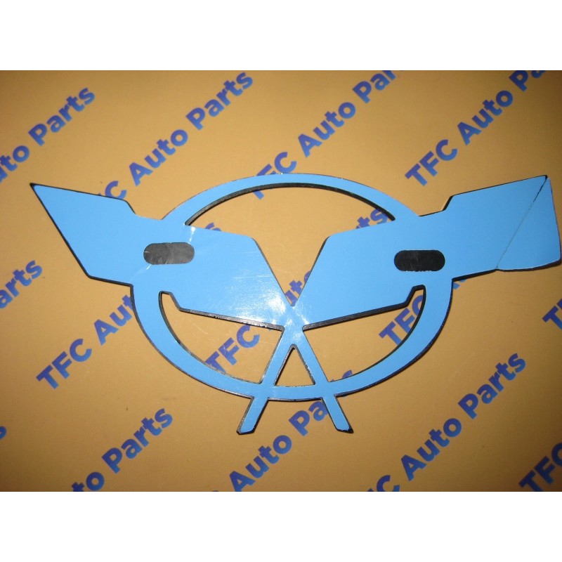 GM Chevy Corvette C5 Rear Cross Flags Emblem Factory OEM