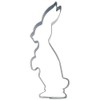 Staedter Standing Rabbit Cookie Cutter, Silver, 6 cm