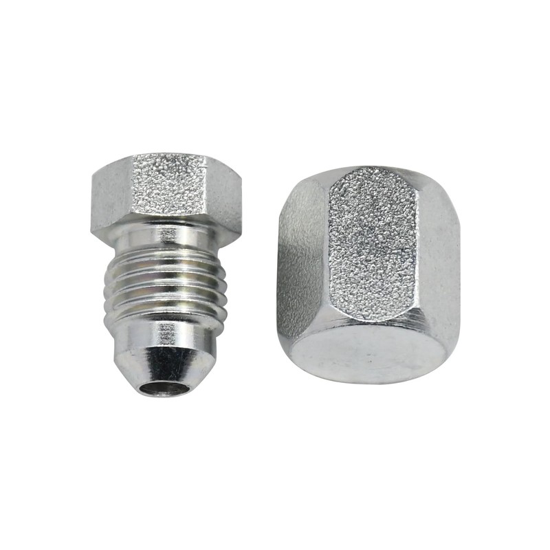 Neeseelily 10PCS JIC-04 Cap and Plug Set 1/4" 0304-C-04 2408-04