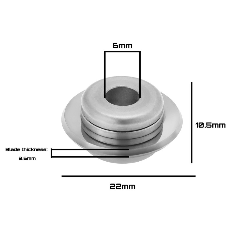 Create idea 1 Set Tile Cutting Wheel Metal Alloy 22