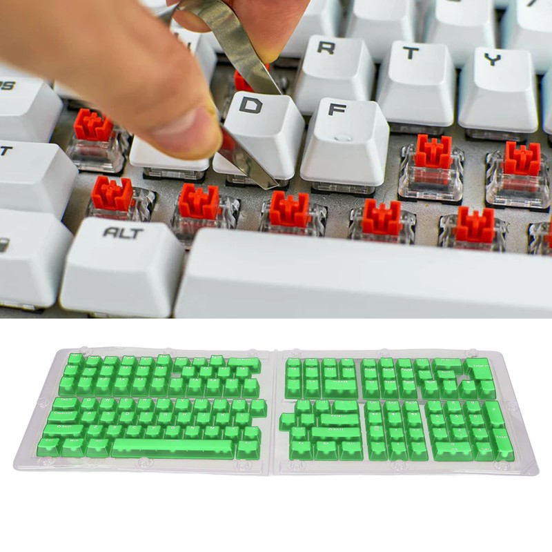132 Keys Keyboard Keycaps ABS OEM Height Overmolding Injection Molding